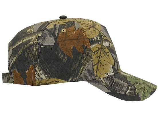 OTTO CAP® Camouflage 5 Panel Mid Profile Baseball Cap 14