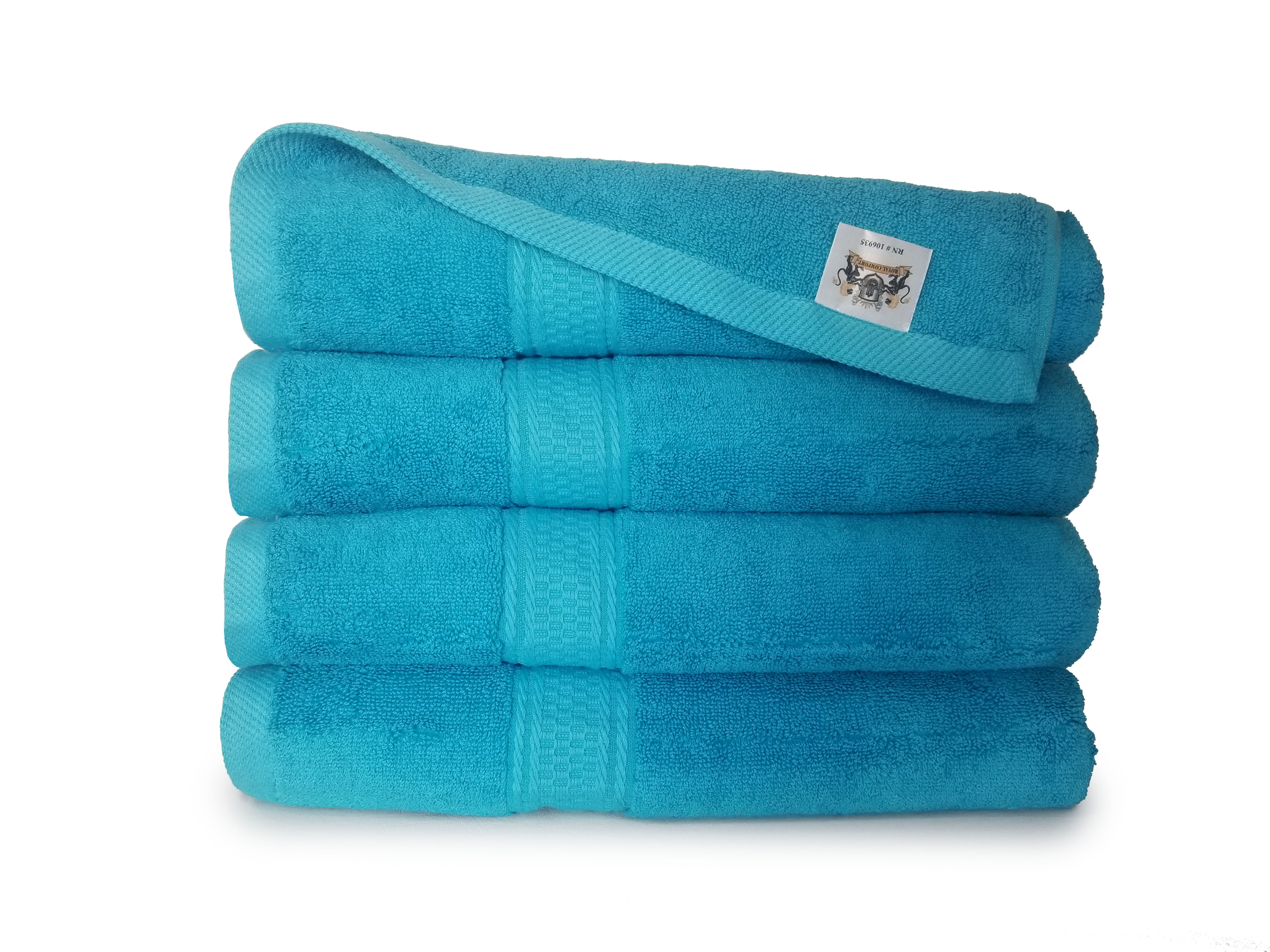 4pc Set 27x54 Bath Towels by Royal Comfort 2