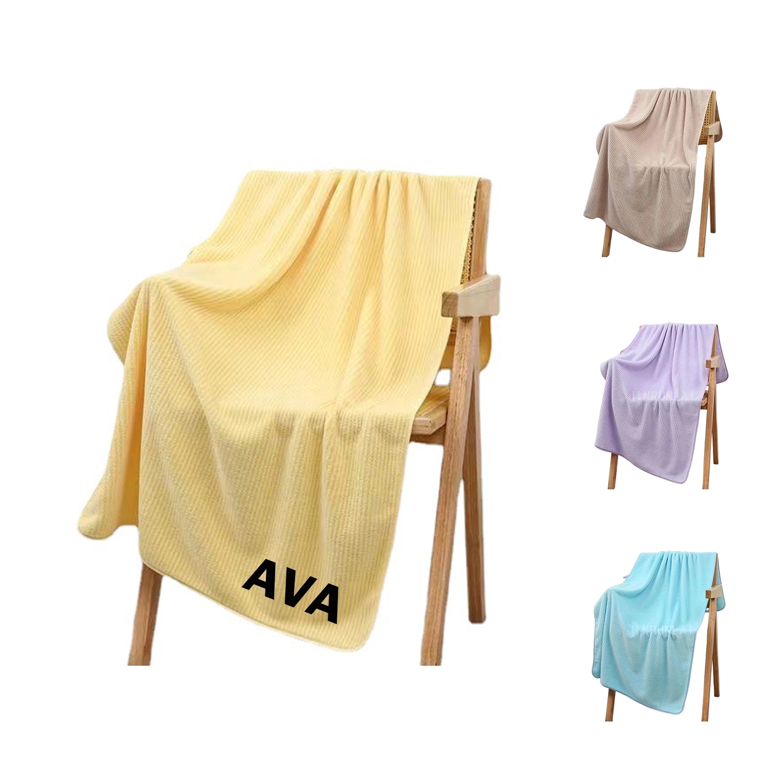 Adult Coral Fleece Beach Towel 3