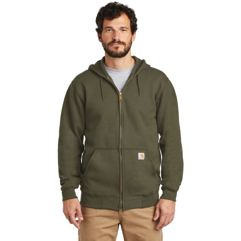 Carhartt Midweight Hooded Zip-Front Sweatshirt., custom hoodie or sweatshirt with logo imprint 46