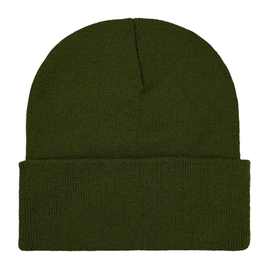 Classic Ribbed Cuffed Beanie with Custom Logo - 100% Acrylic 13