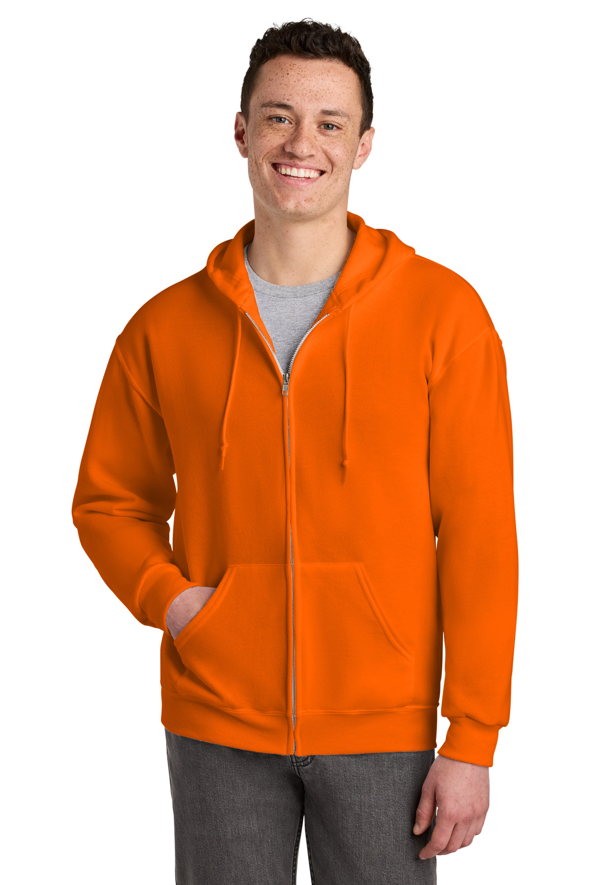 Jerzees - NuBlend Full-Zip Hooded Sweatshirt. 993M 52