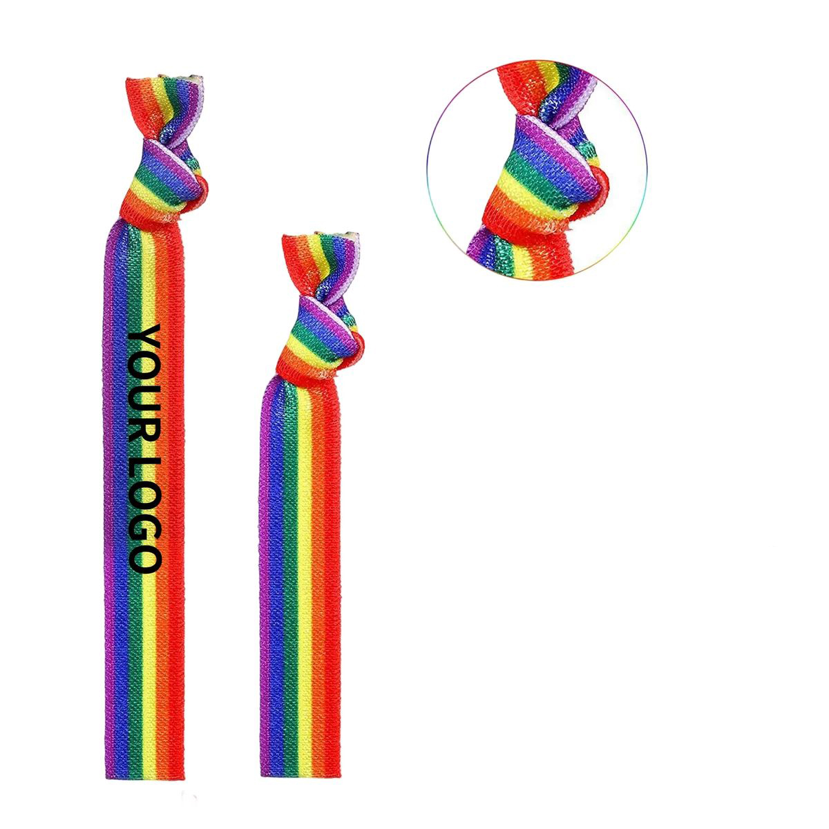 Festival Rainbow Elastic Wristband for Parties 4