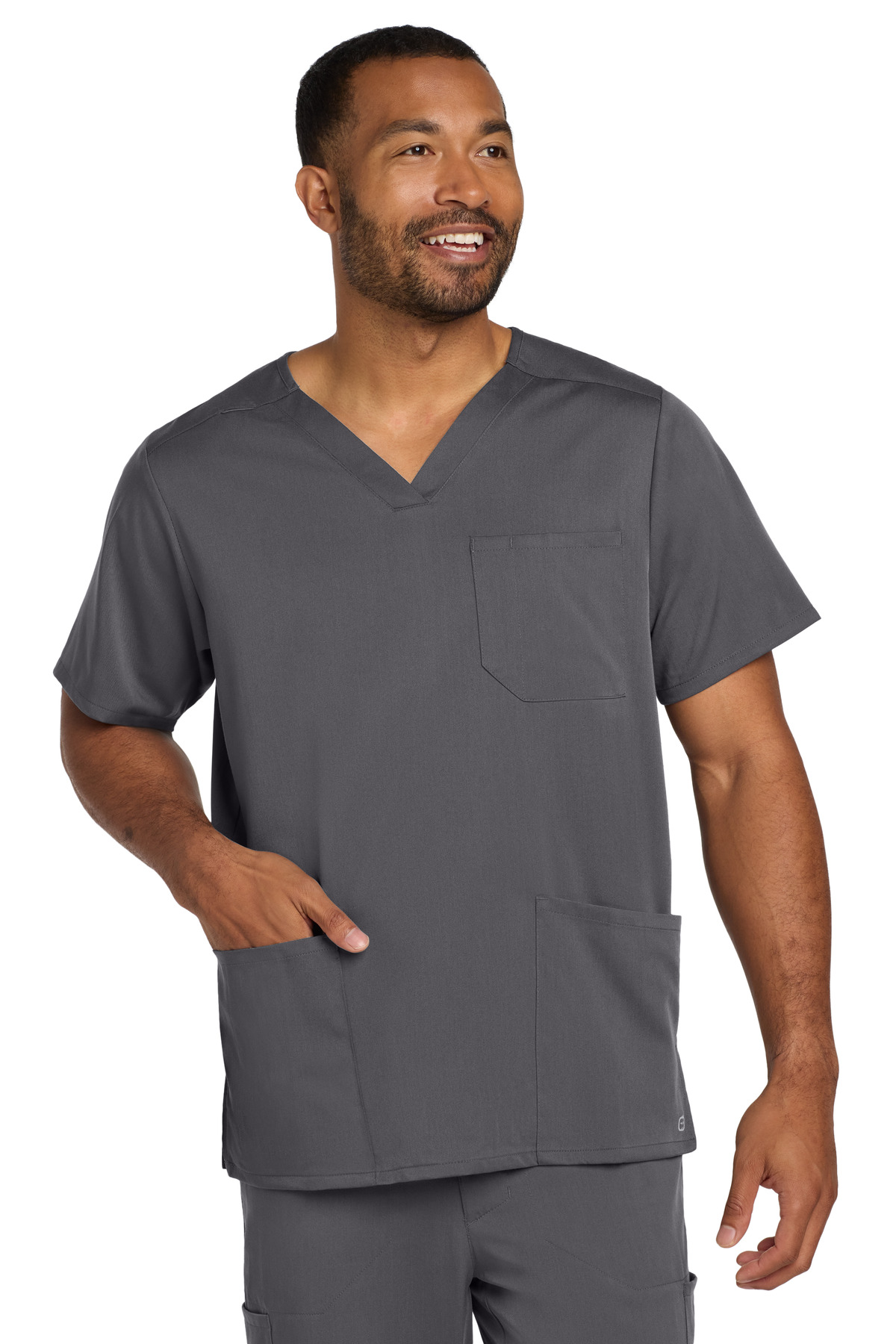 Wink Men's Premiere Flex V-Neck Top WW5068 15