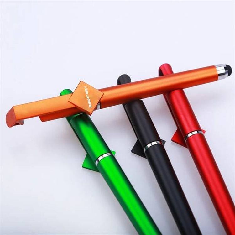 3-In-1 Mobile Phone Holder Device Touch Stylus Stationery 2
