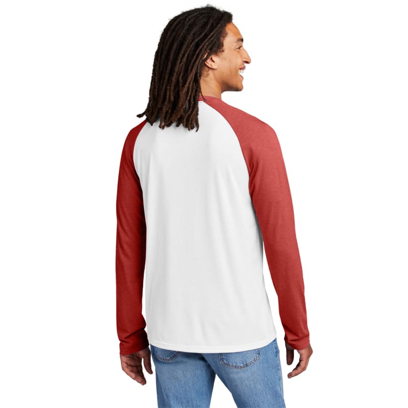 AllMade Unisex Tri-Blend Long Sleeve Colorblock Raglan 24
