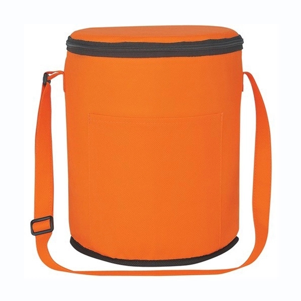 12 Pack Round Cooler Tote Bag 4