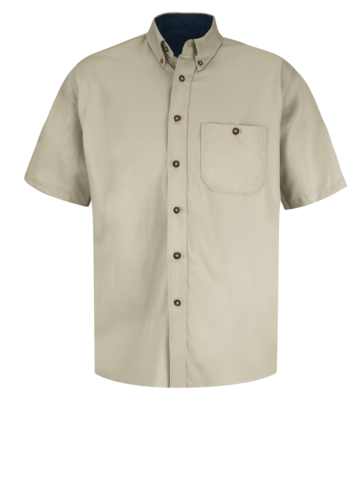 Red Kap Shirts - Men's Short Sleeve Cotton Contrast Dress Shirt 2