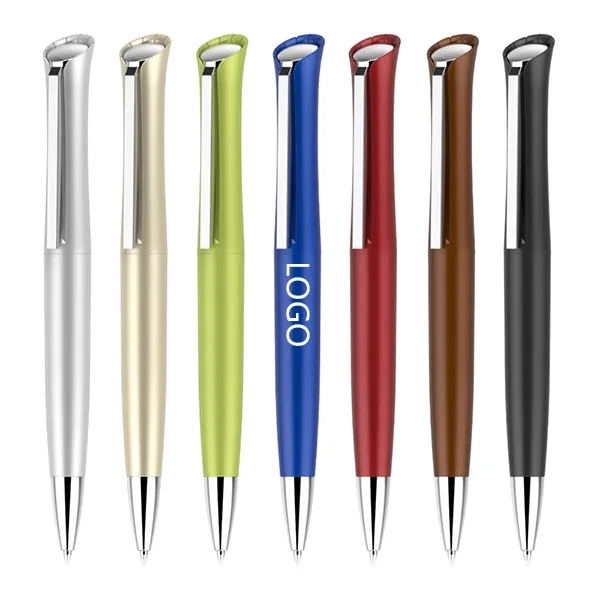 Ballpoint pen with metal clip 6