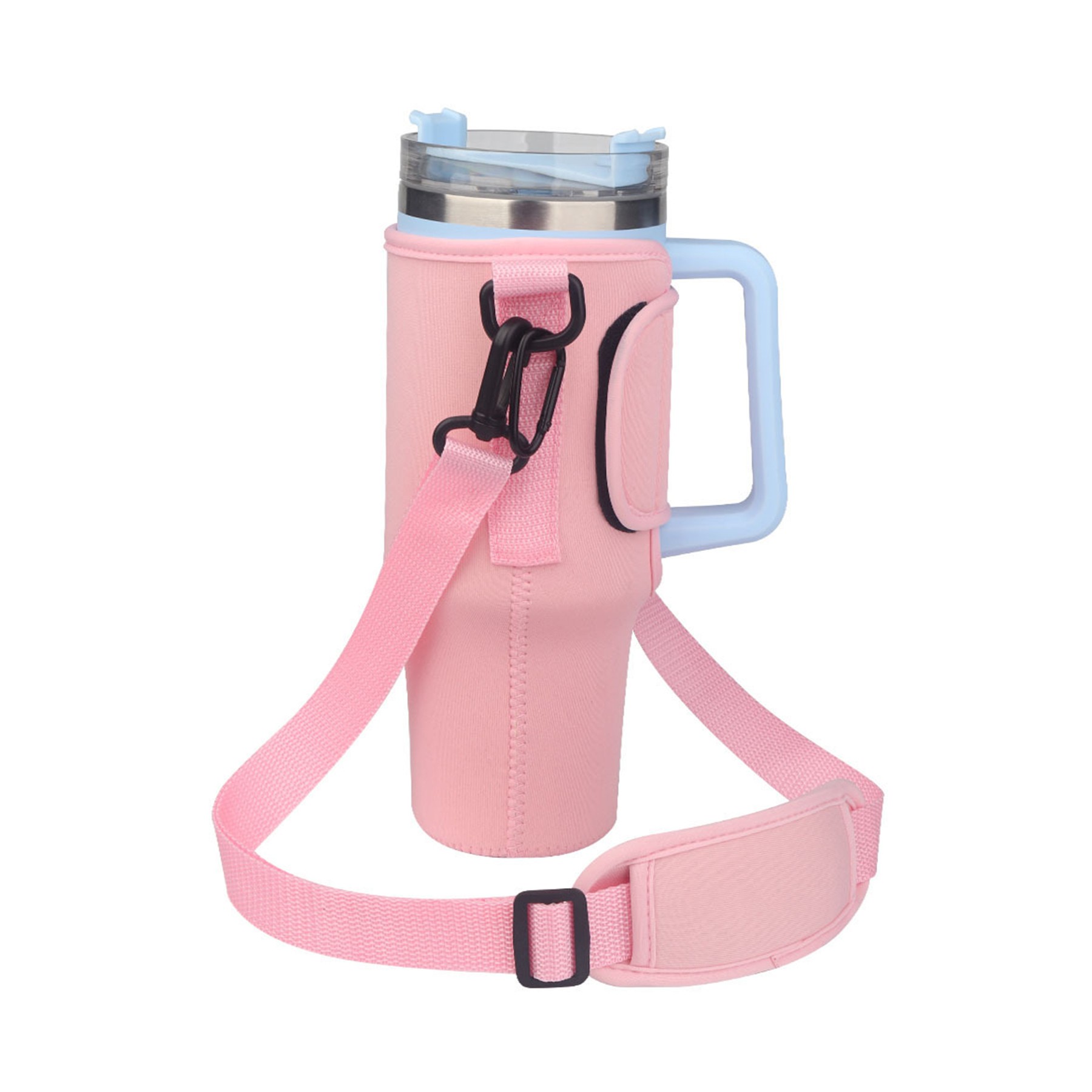 40 Oz. Adjustable Tumbler Sleeve Carrier Bag with Strap 7