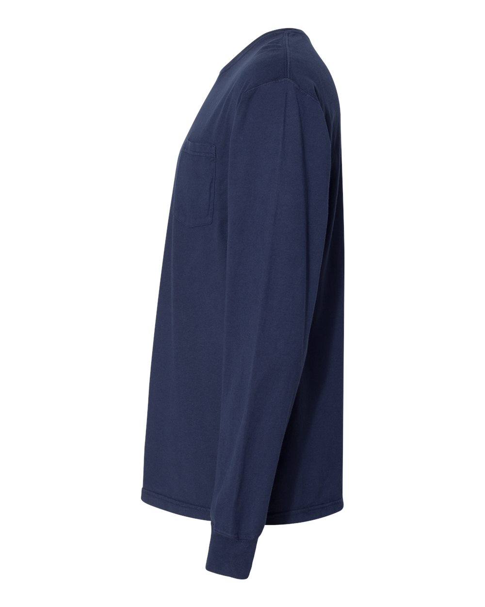 Unisex Garment-Dyed Long Sleeve T-Shirt With a Pocket - GDH250 17