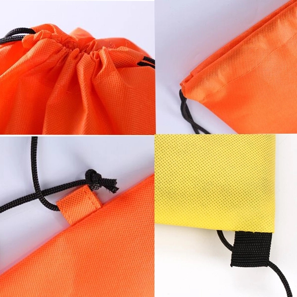 Non-Woven Drawstring Backpacks - 16.5 " x 13 " 4