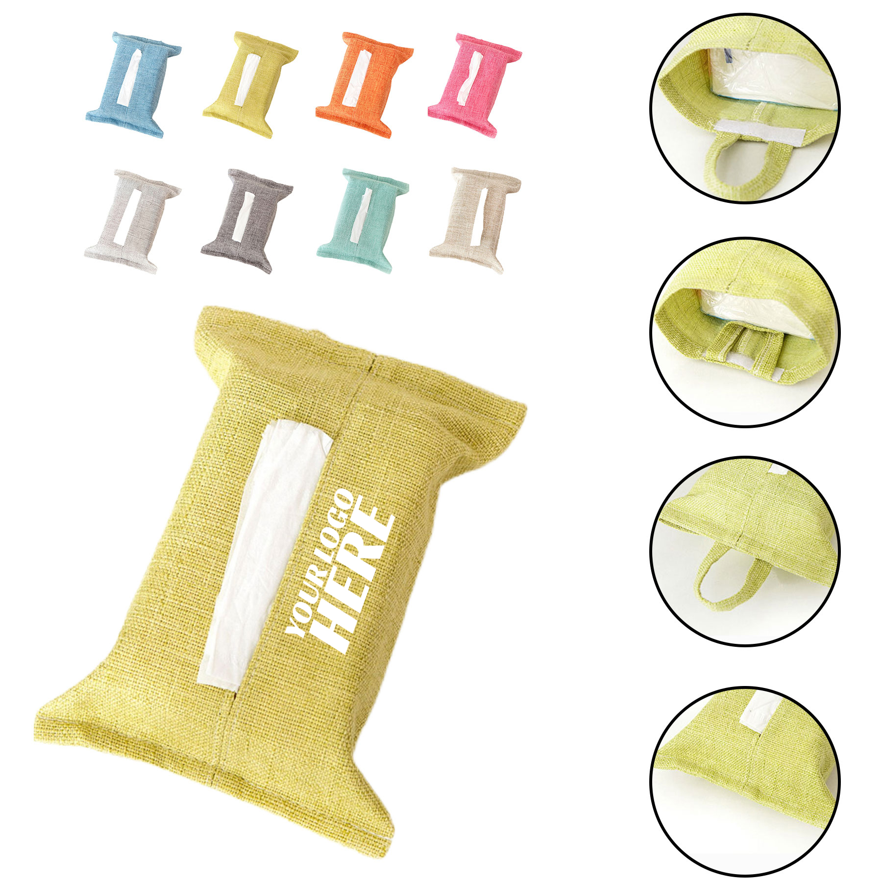 Cotton Tissue Box Lid 2