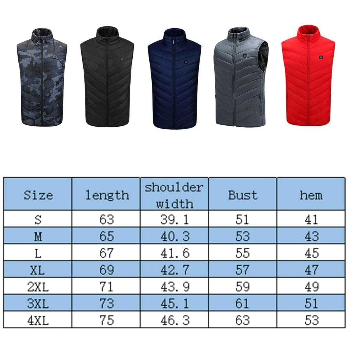 Customizable Heated Vest for Outdoor & Winter Comfort 5