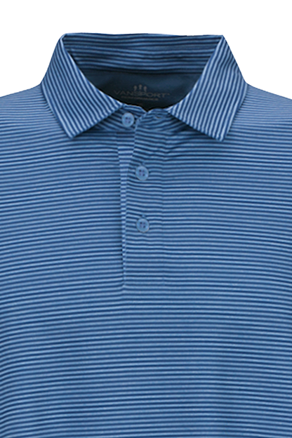 Vansport Pro Tonal Micro-Stripe Polo 22