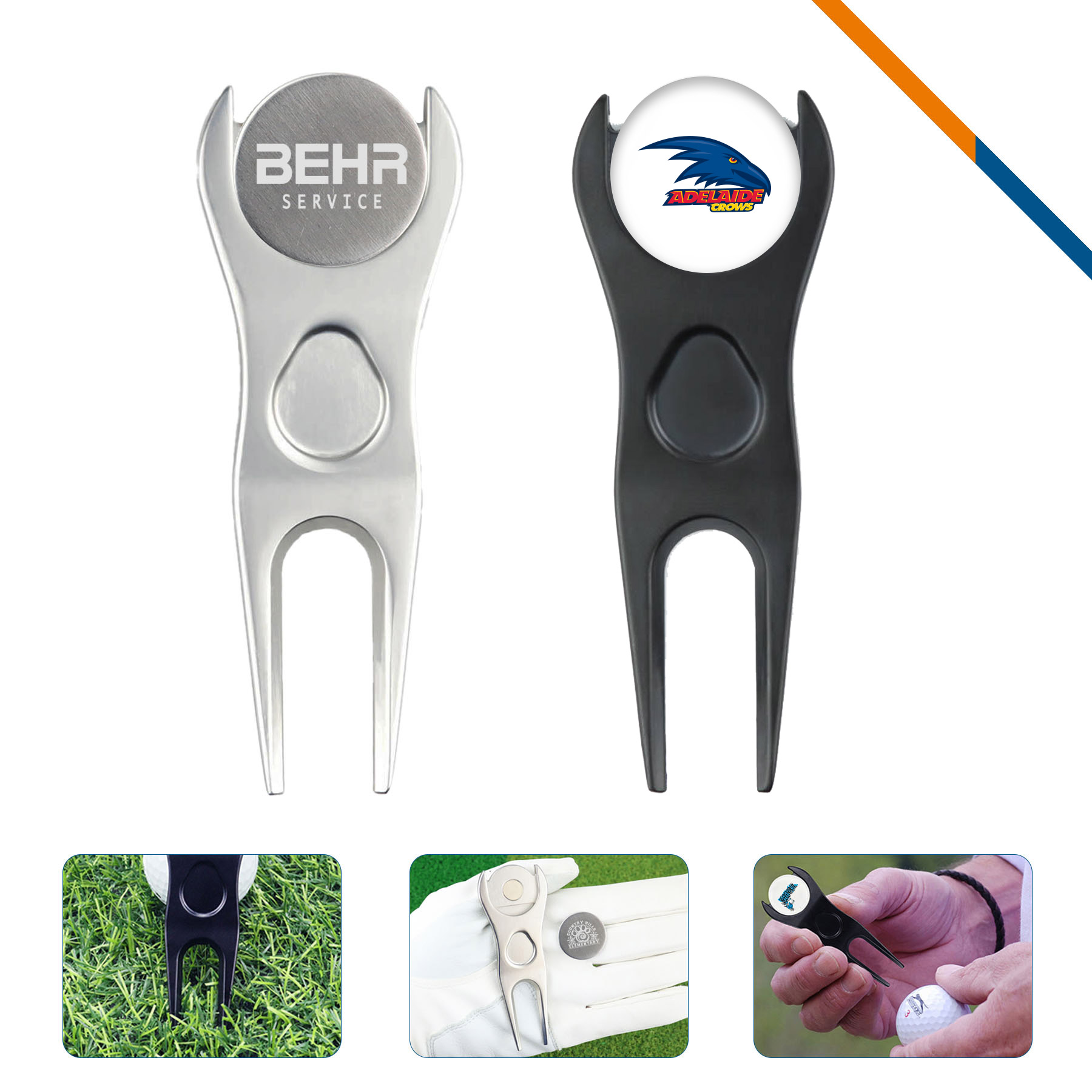 Turfcare Ball Marker Golf Divot Tool 2