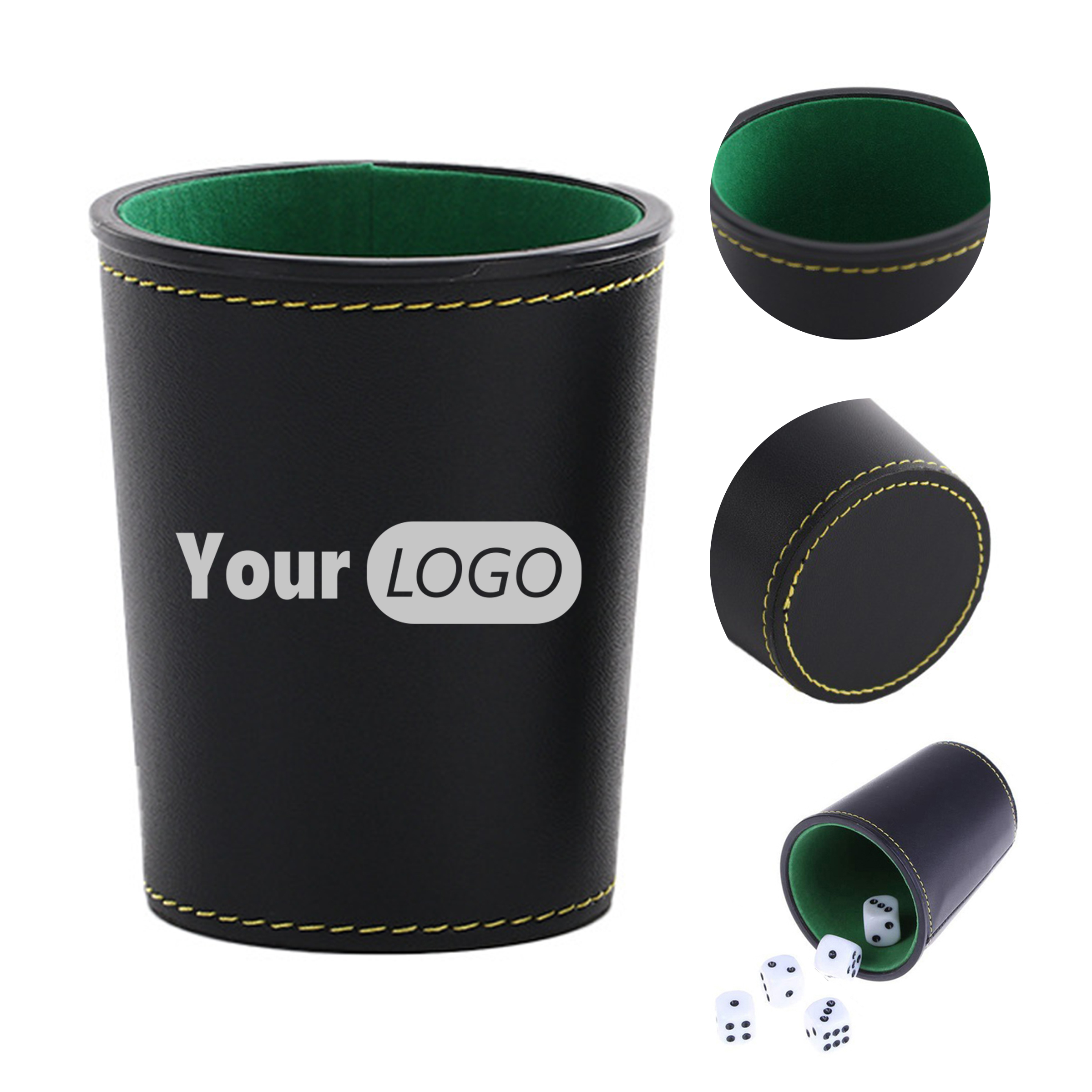Leather Velvet Quiet Dice Cup 2