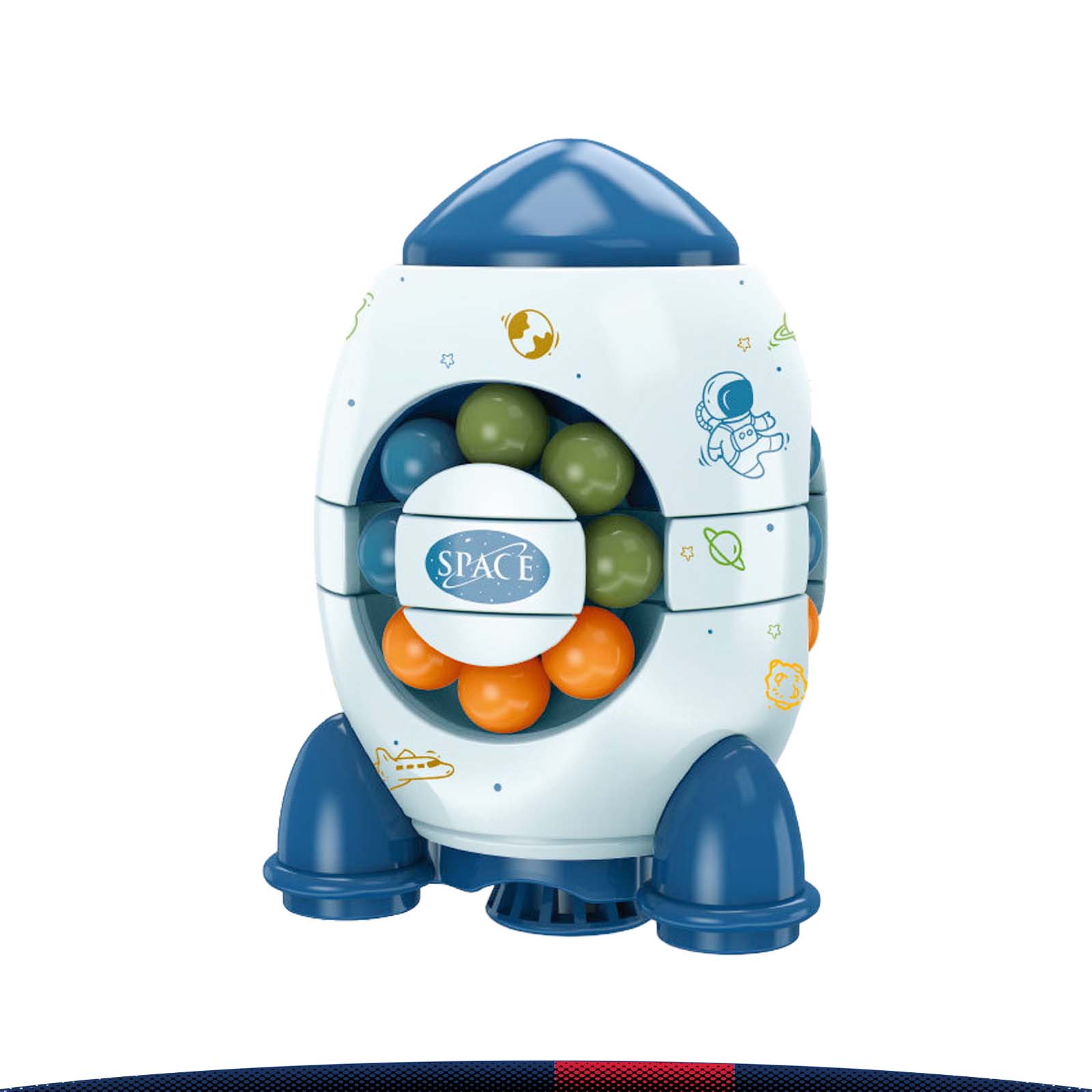 Rocket 2in1 Fidget Cube 5
