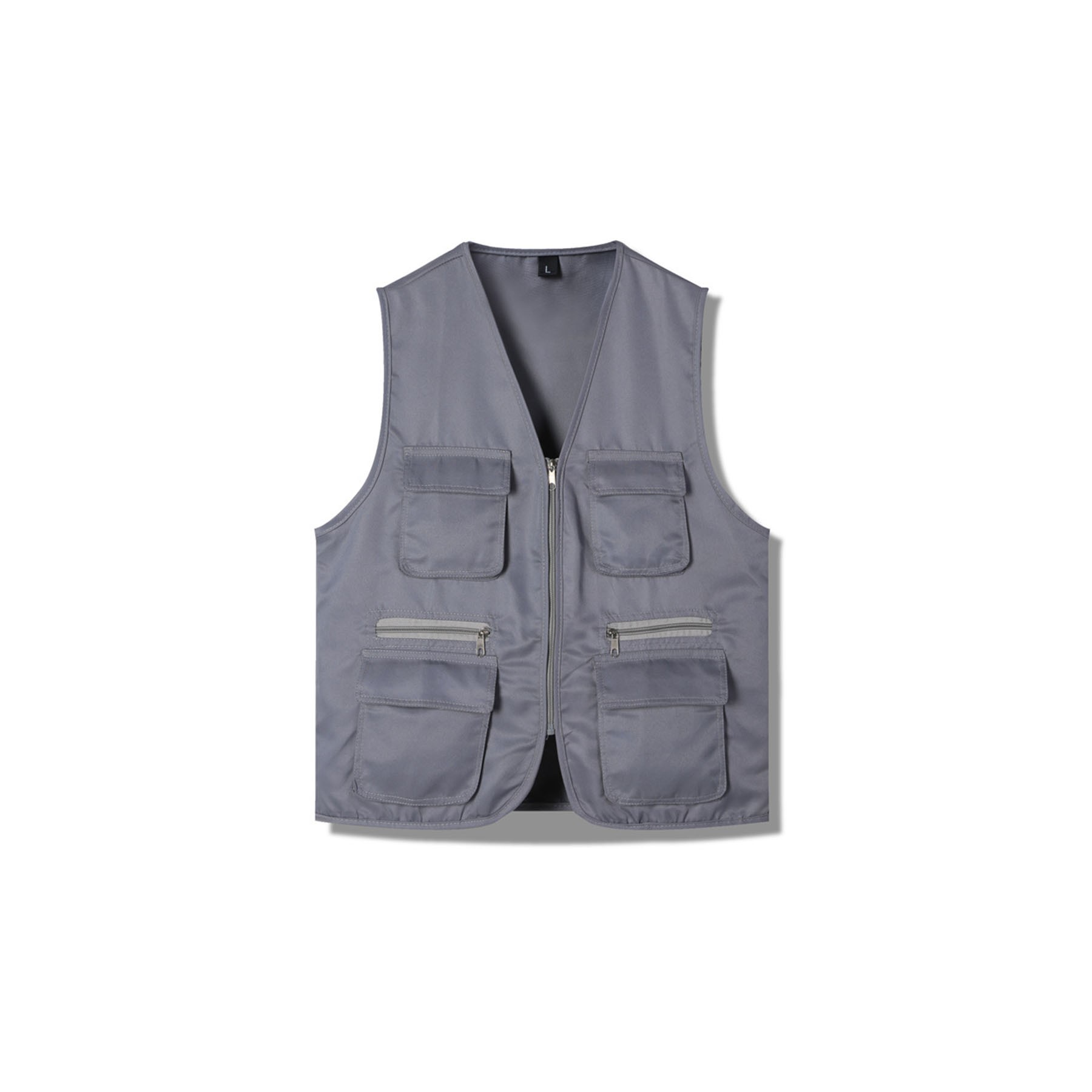 Multi-Pocket Work Clothes Vest Volunteer Vest 11