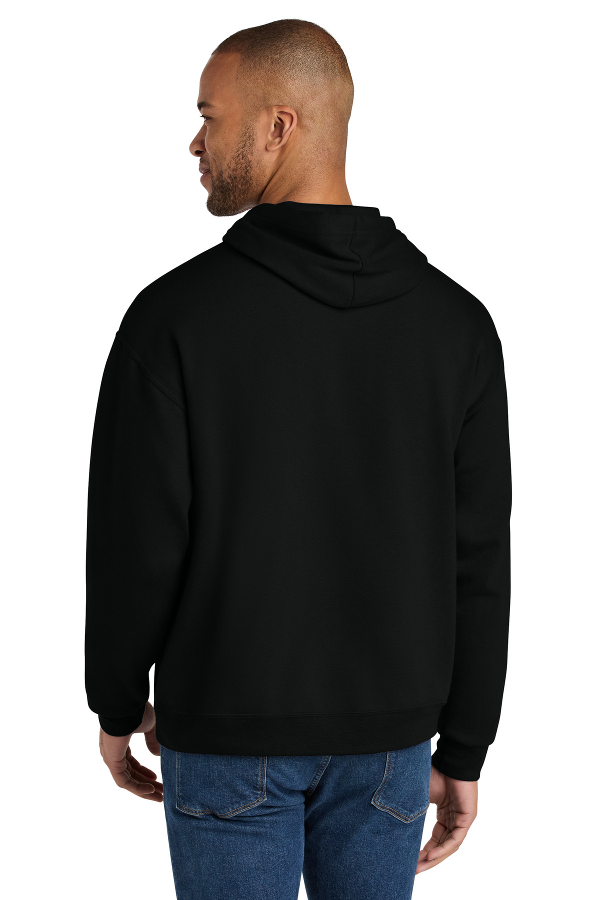 Jerzees Ultimate Unisex CVC Ring Spun Hooded Sweatshirt IC49M 19