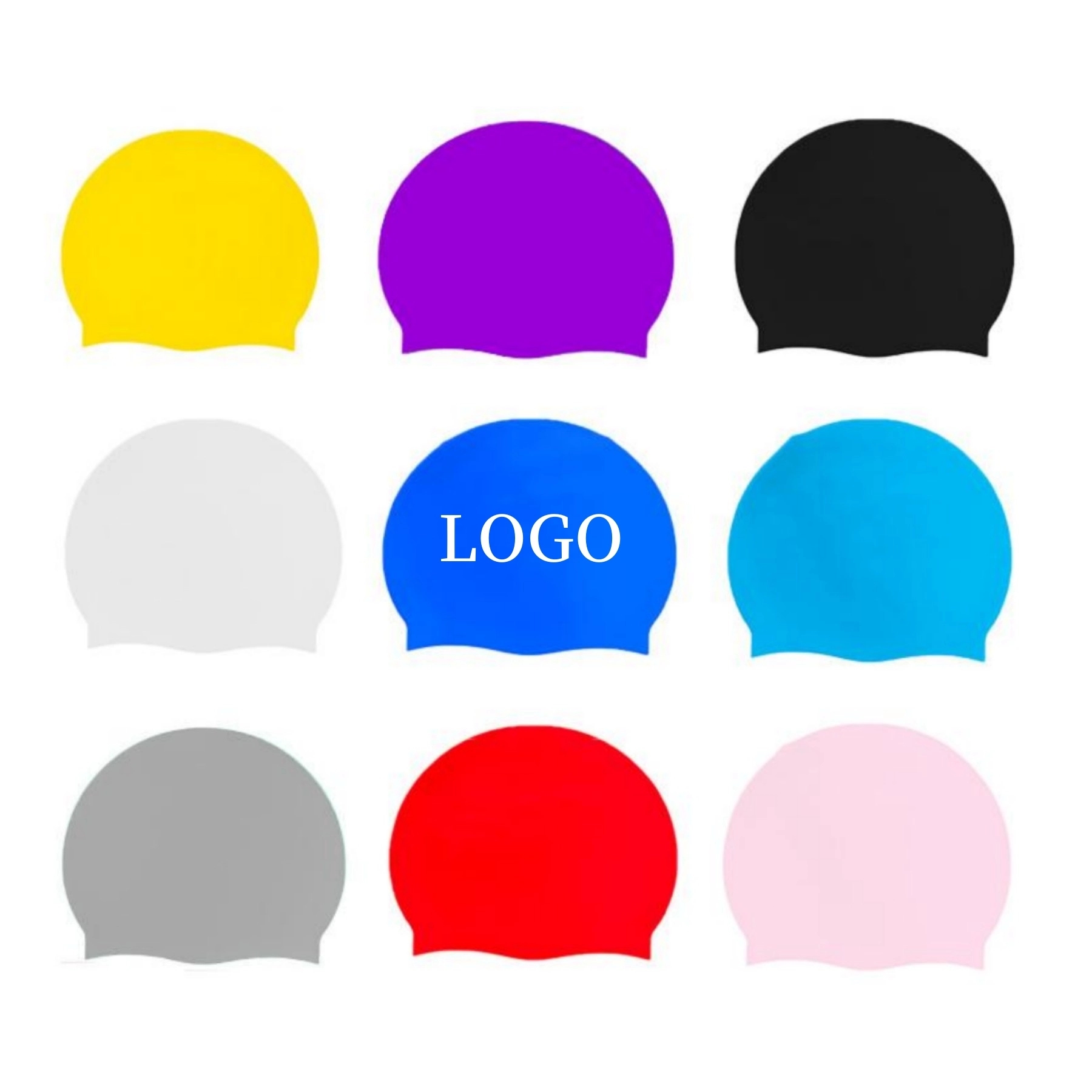 Unisex  Silicone Swimming Caps 6