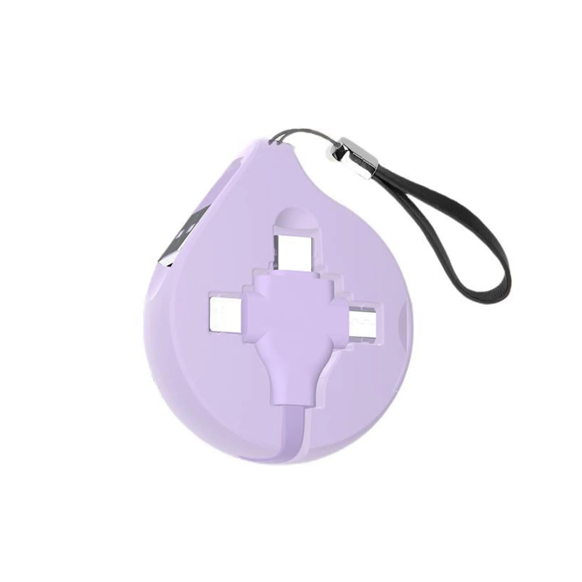 MOQ50 Three in One Retractable Charging Cable Cord 4