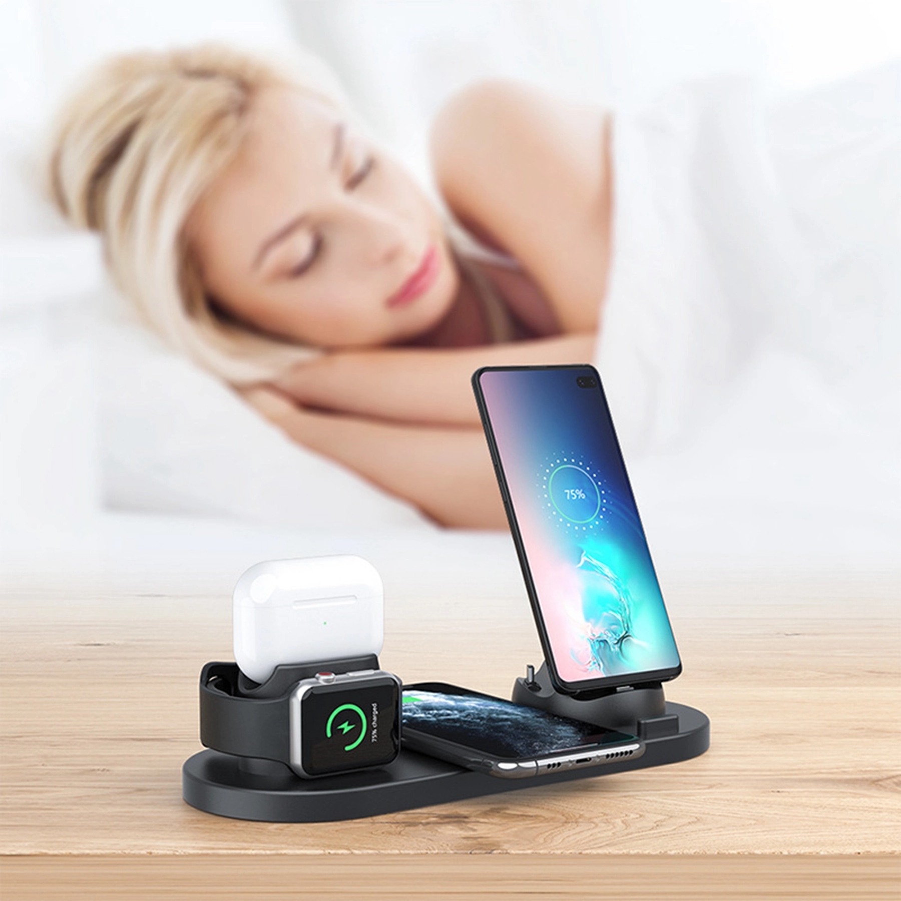 10 W 4 in 1 Wireless Charger Dock 3