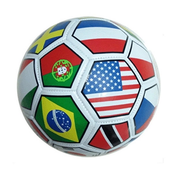 Regular Size Flags Printed Soccer Ball 2