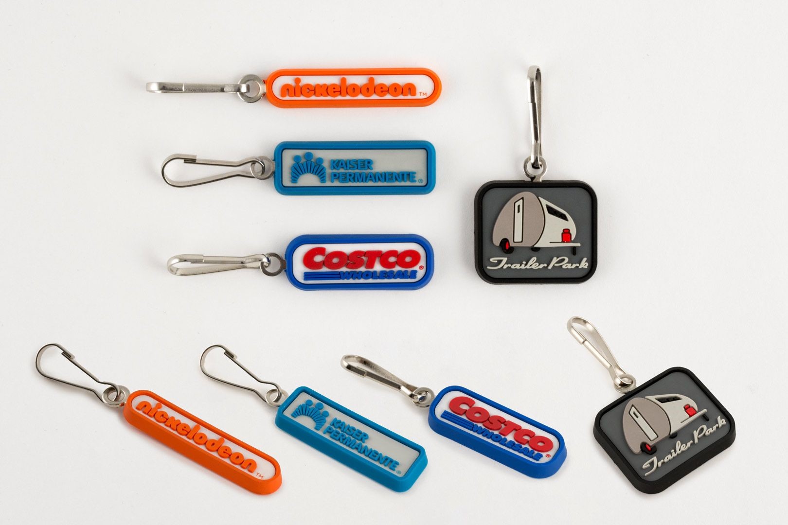 Custom Design Soft PVC Standard Zipper Pull 1