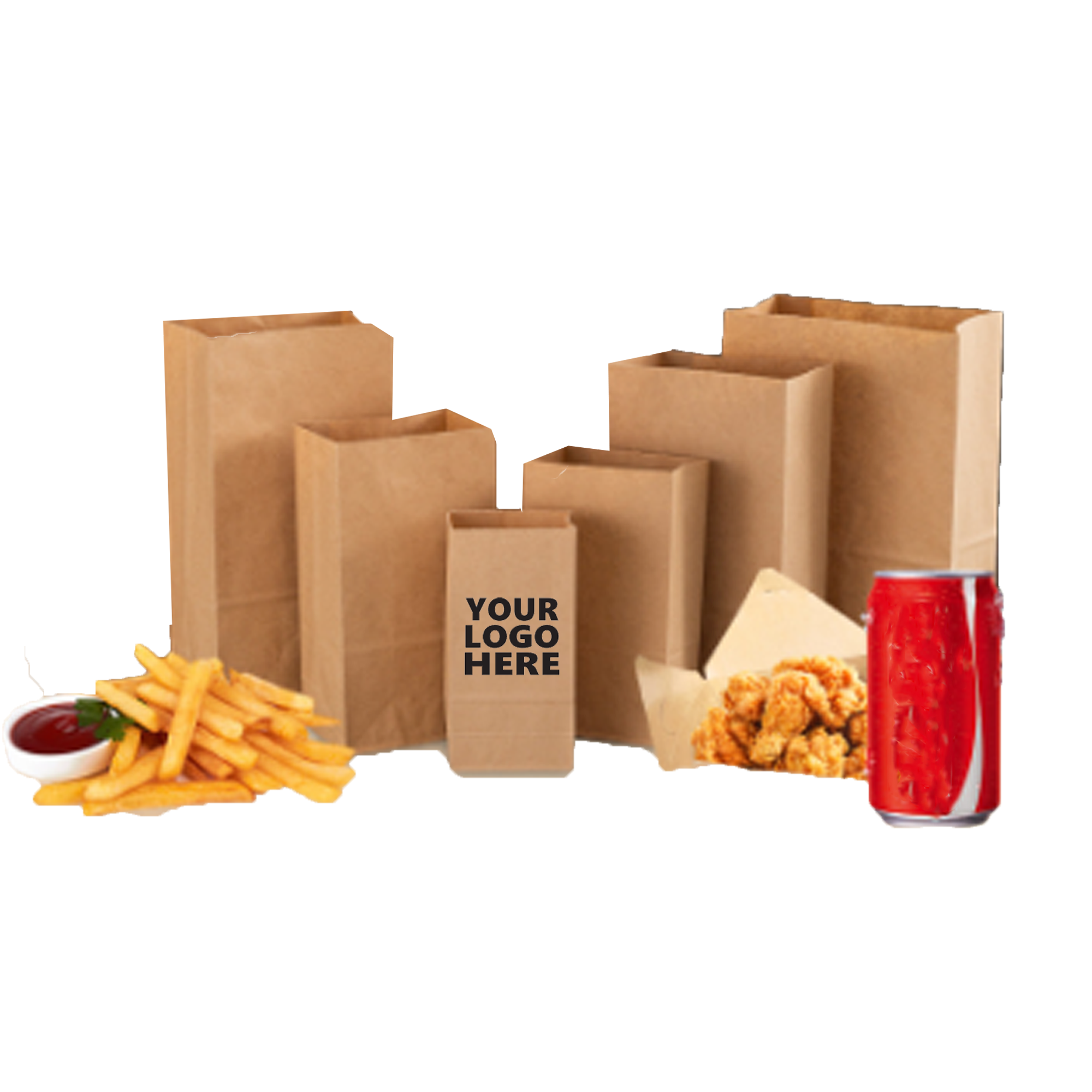 Eco-friendly Customizable Kraft Paper Gift Bag Of Various Sizes 1