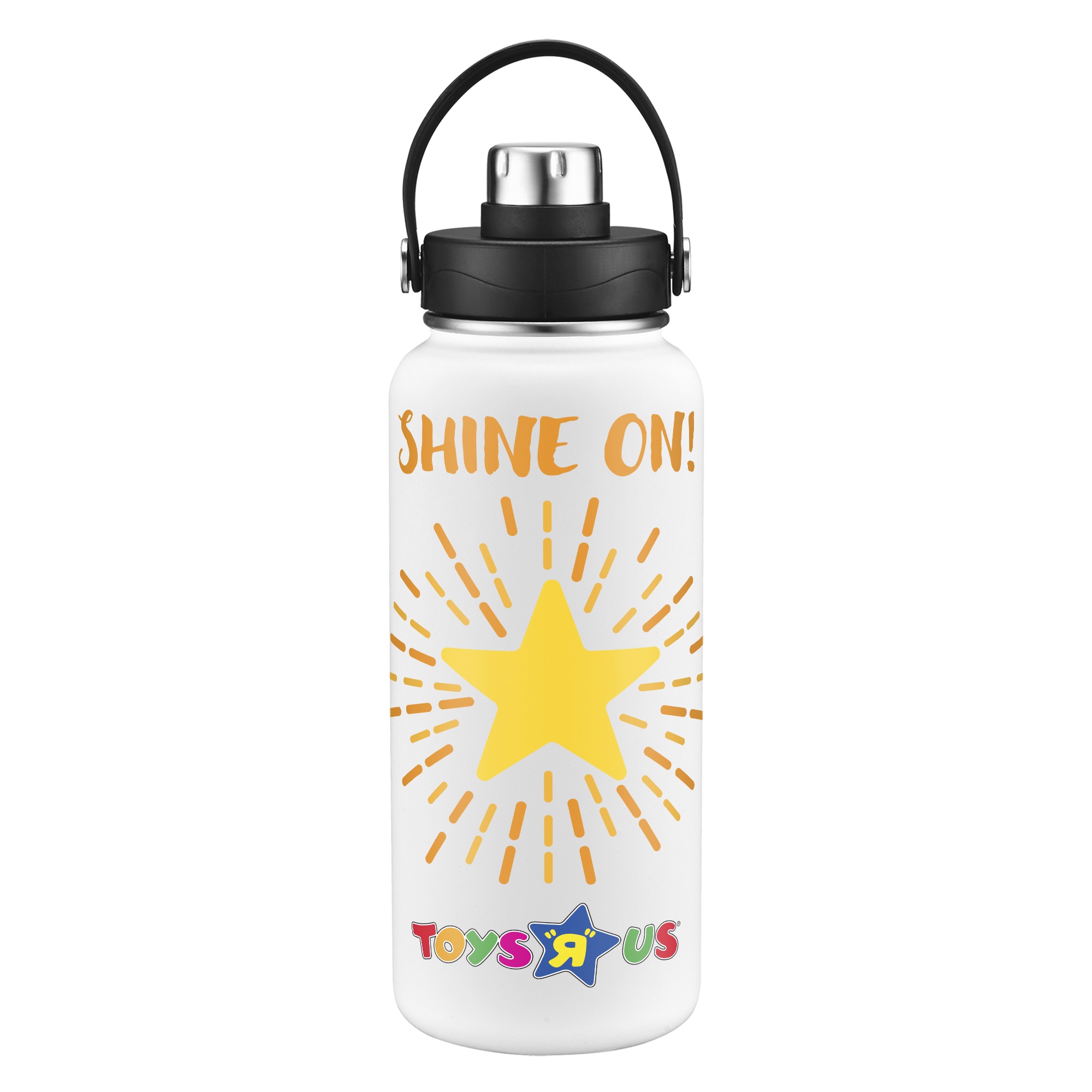 34 oz. Vacuum Water Bottle, custom water bottle with logo imprint 2