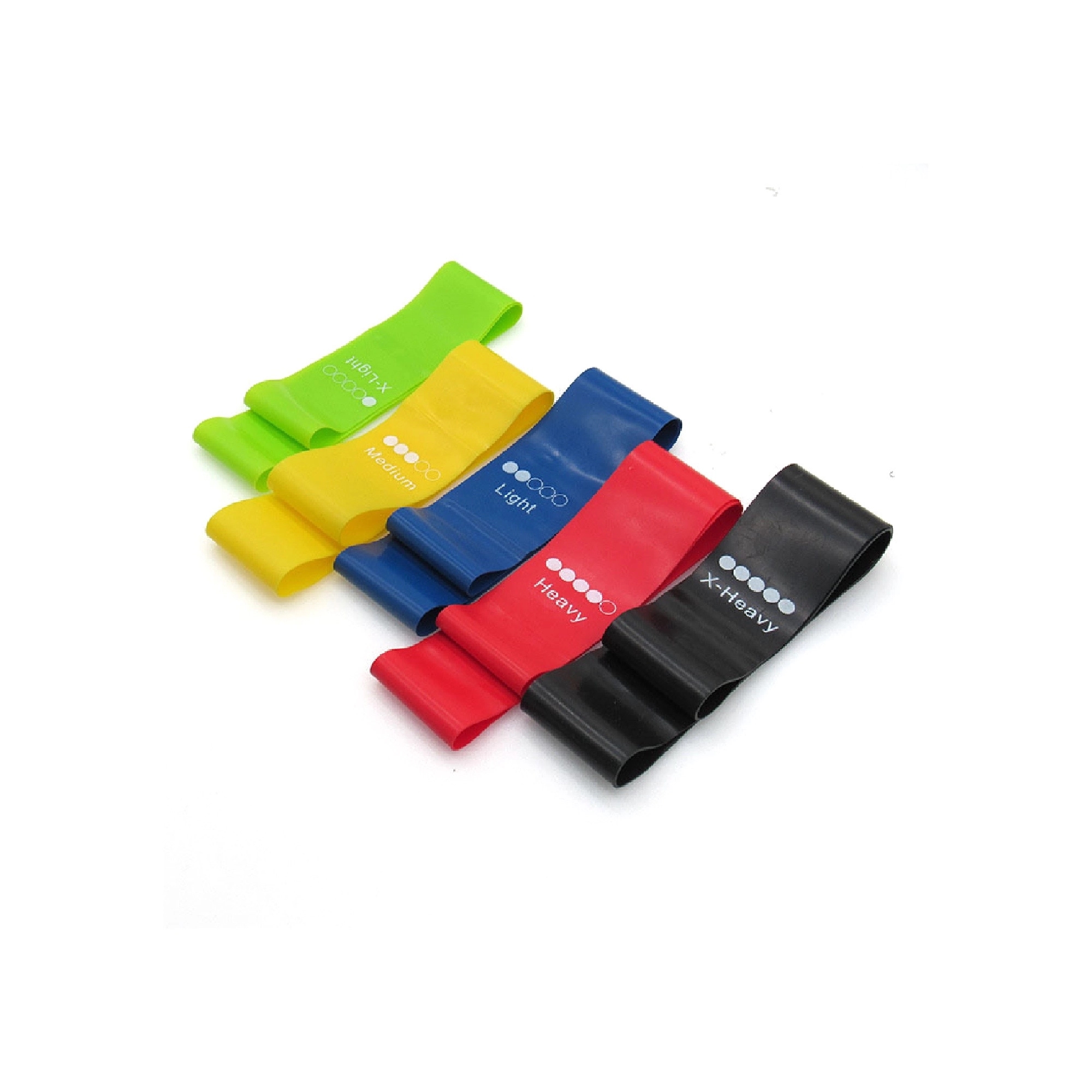 YOGA Resistance Bands Set of 5 MOQ 50PCS 4