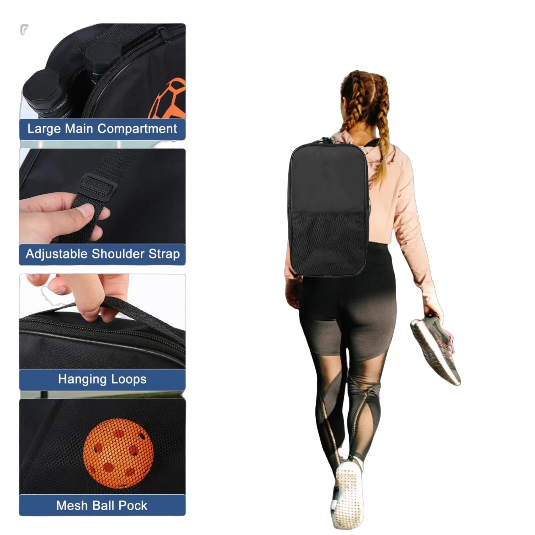 Fiberglass Pickle Ball Paddle Set Game 1
