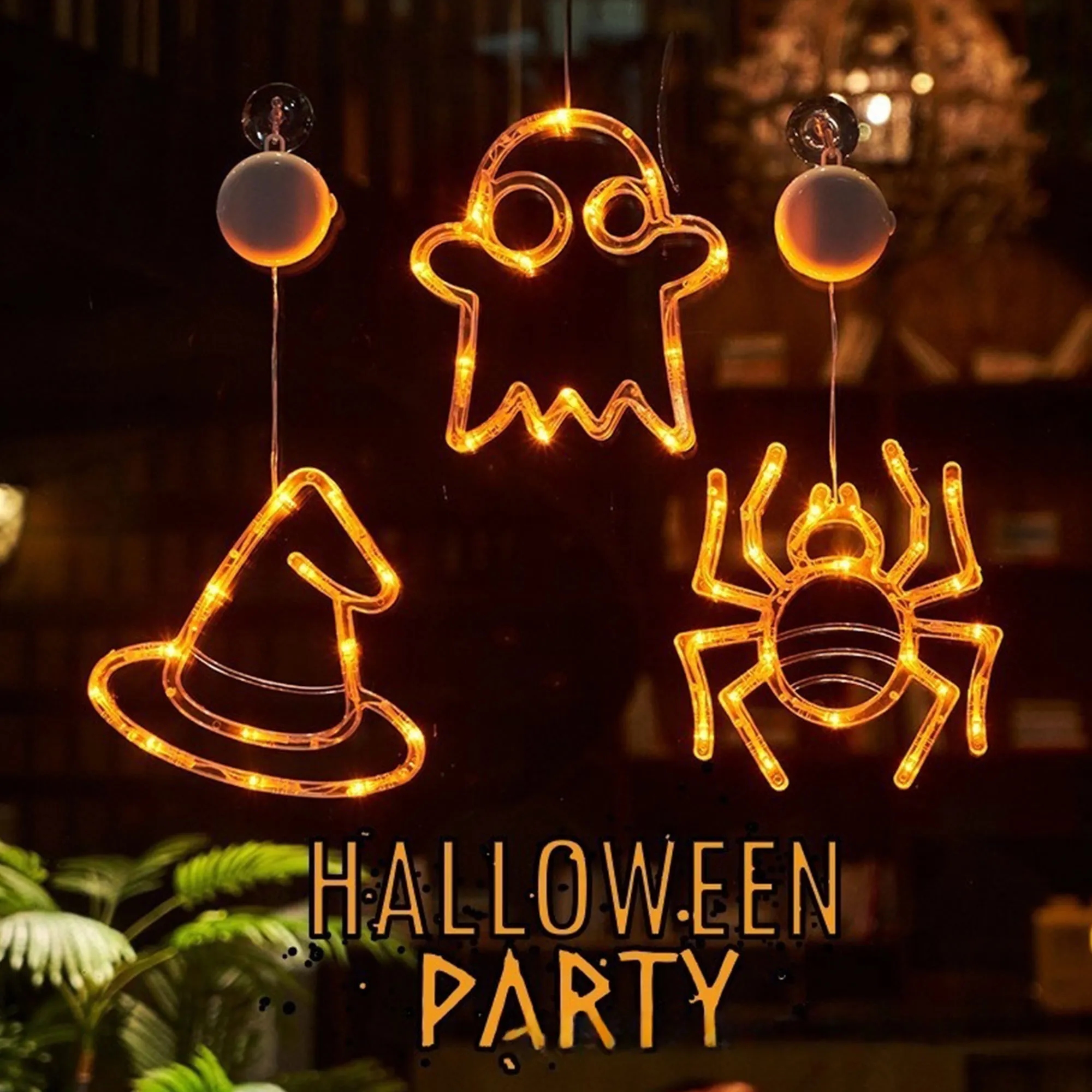 Festive Halloween LED Suction Cup Lights For Decoration 7