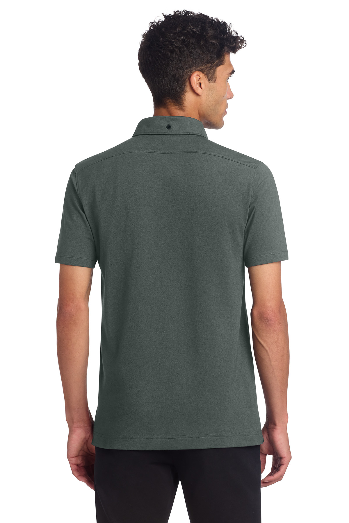 Mercer+Mettle Stretch Pique Full-Button Polo MM1006 21