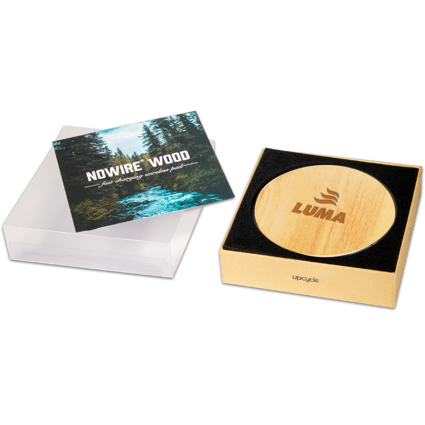 NoWire™ Wood Wireless Charger 5