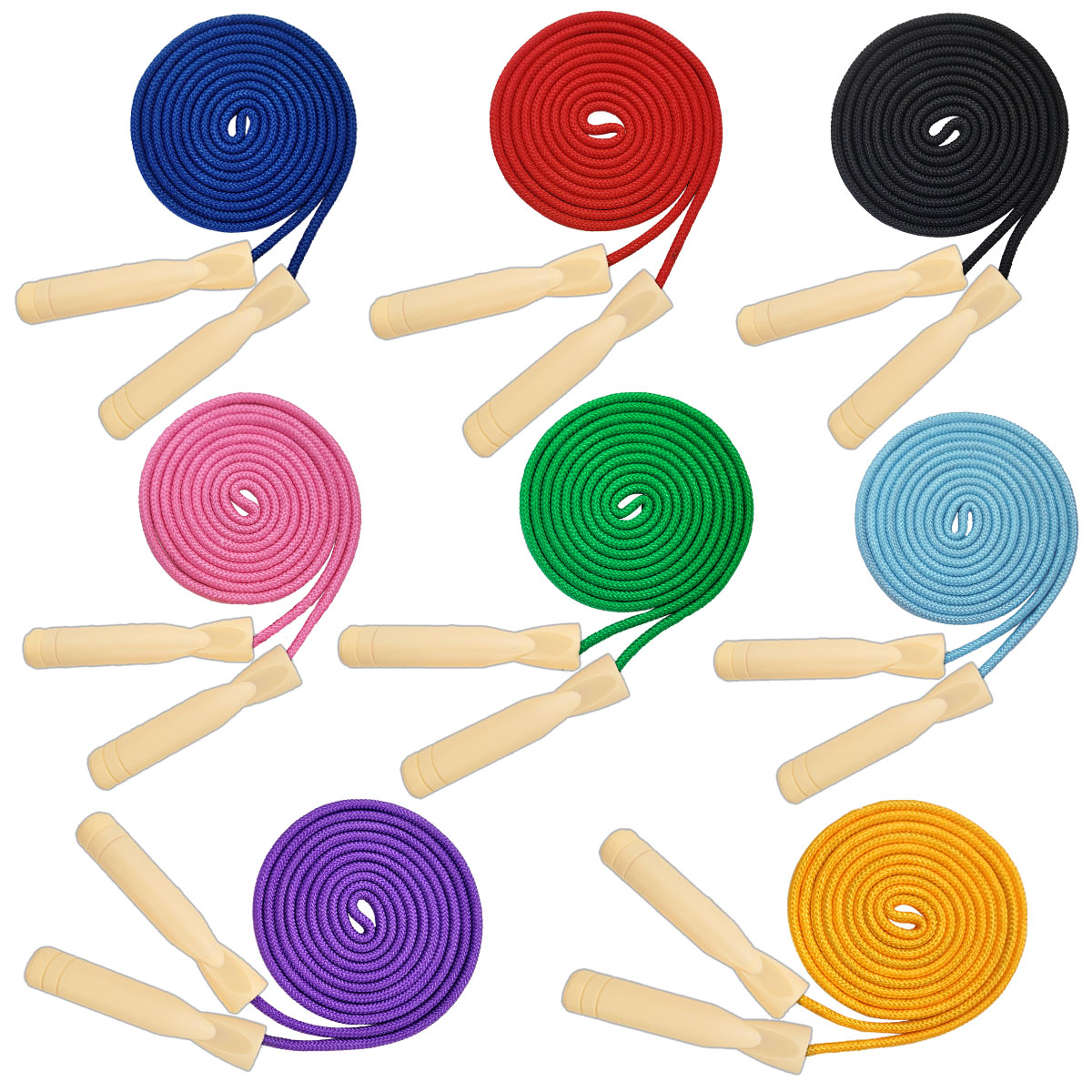 Popular 108" Colorful & Superior Jump Rope 9 Feet Long (108") 9