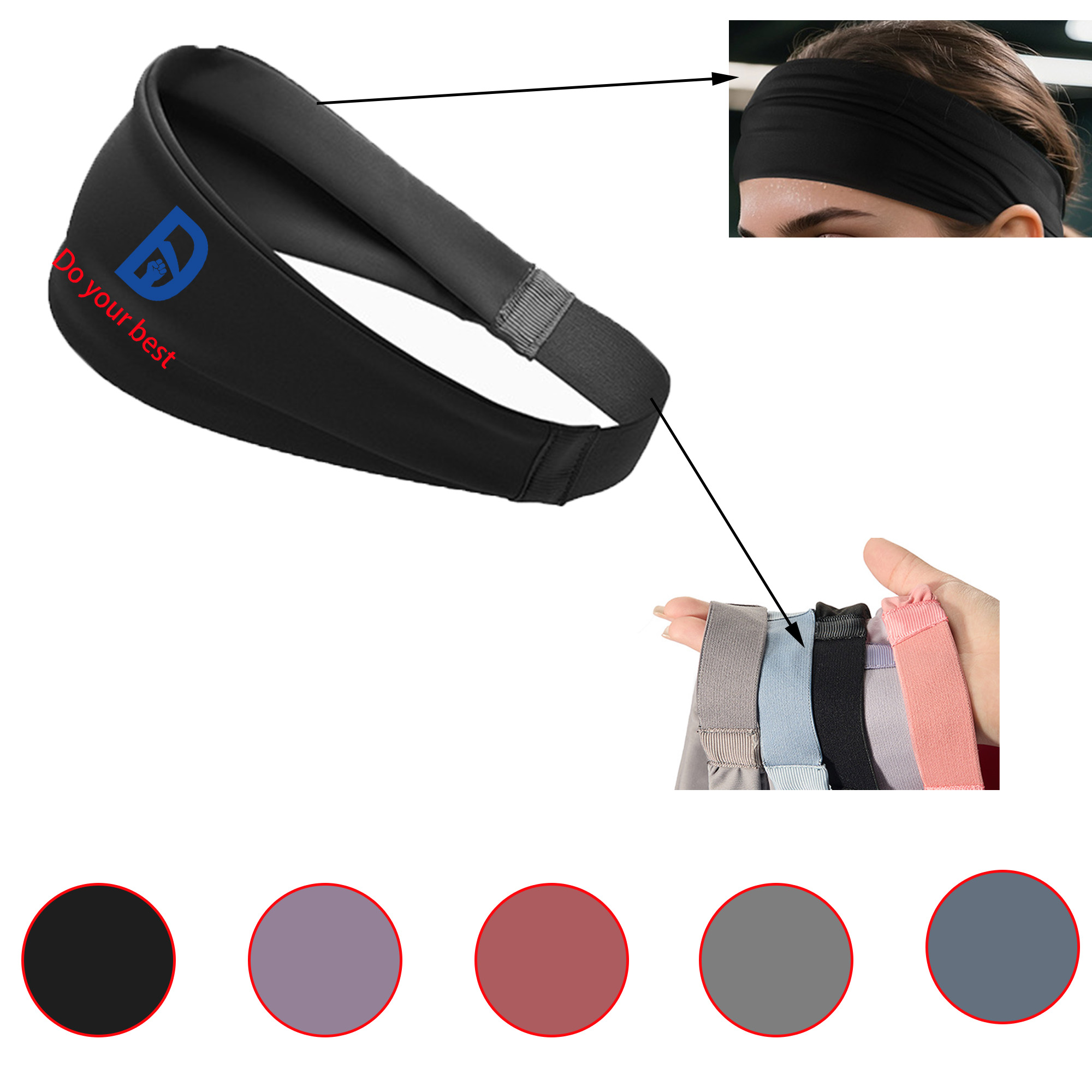The Moving and Sweat-absorbing Headscarf 2