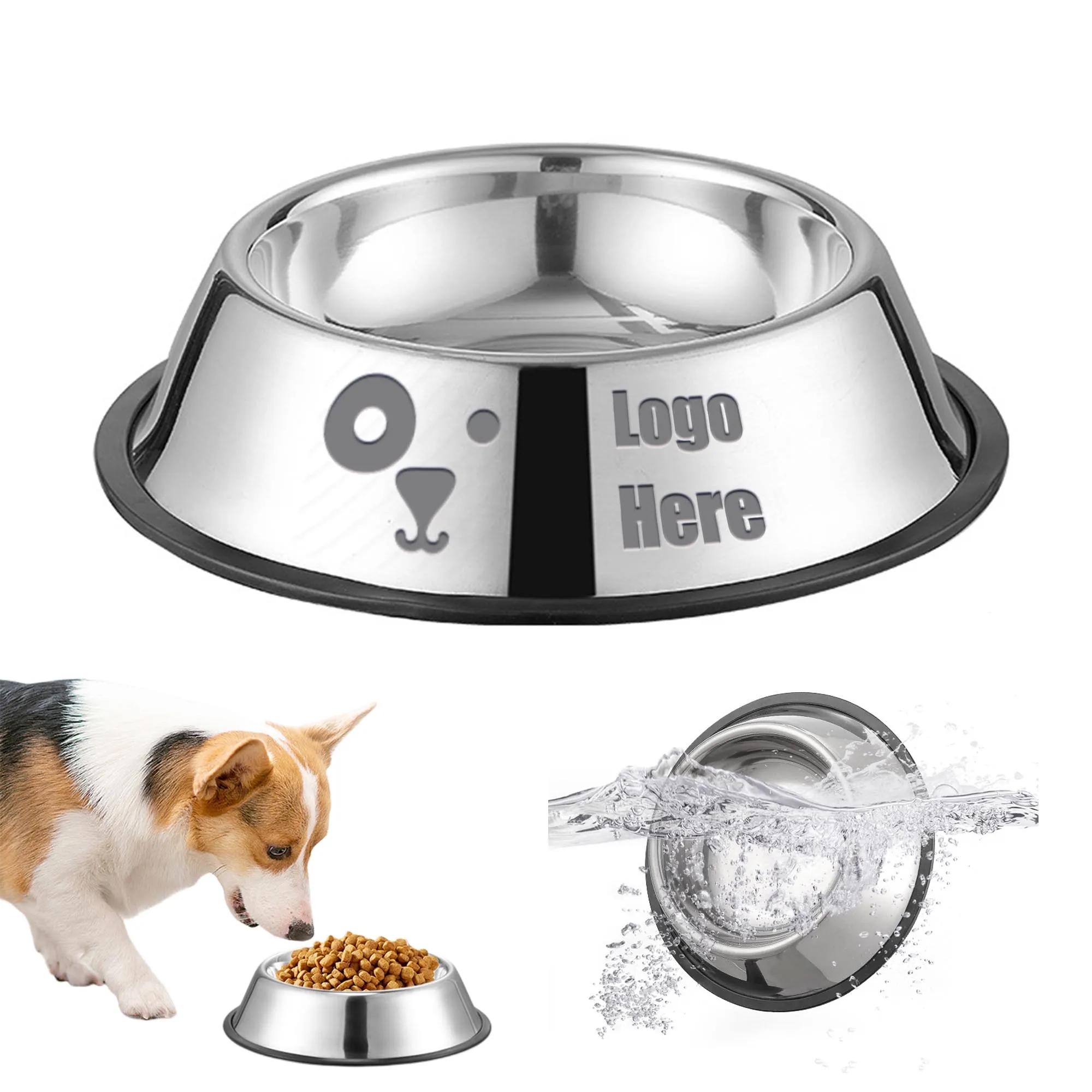 MOQ30 Stainless Steel Dog Bowls 2