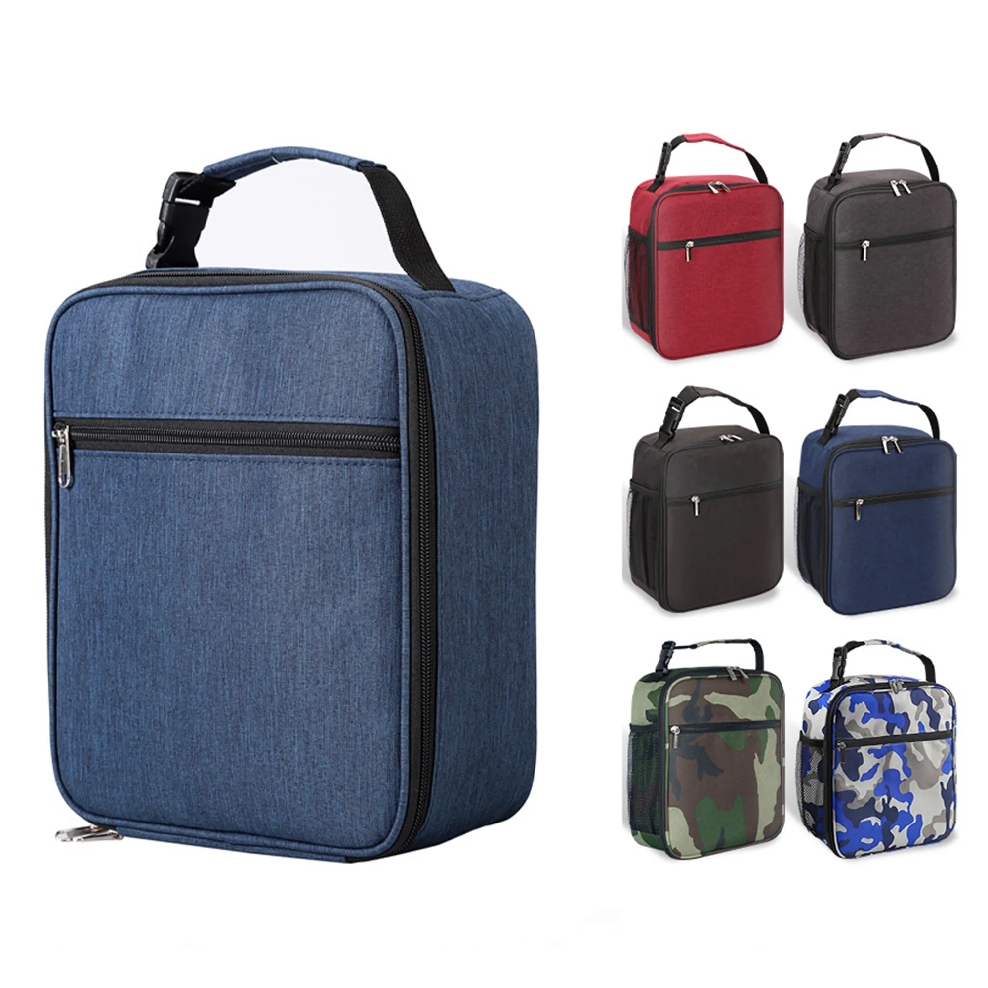 Insulated Reusable Lunch Box Cooler Tote 3