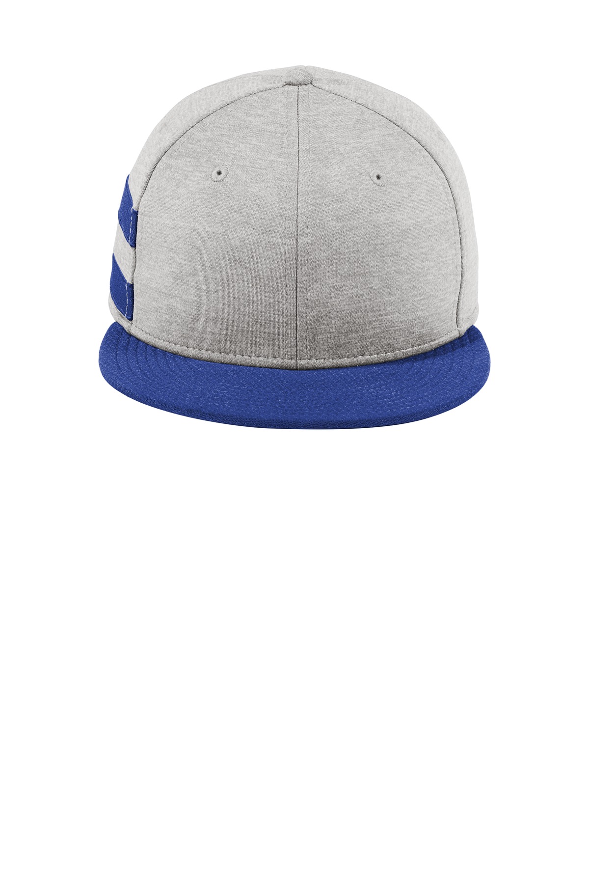 New Era Shadow Heather Striped Flat Bill Snapback Cap NE408 9