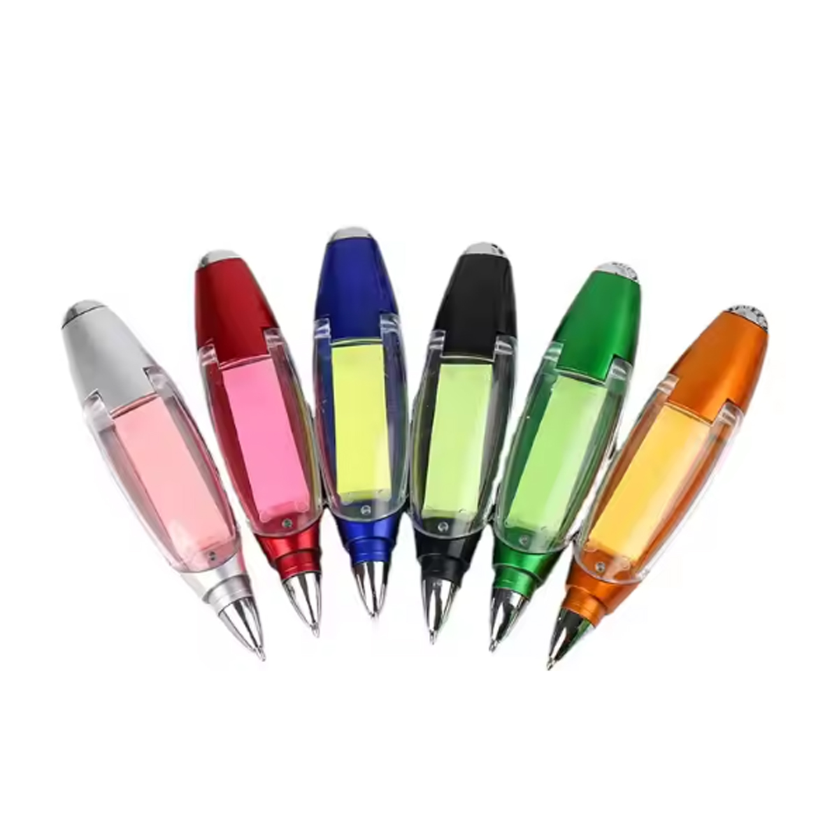 Multifunction Ballpoint Pen W/ LED Light and Sticky Notes 6