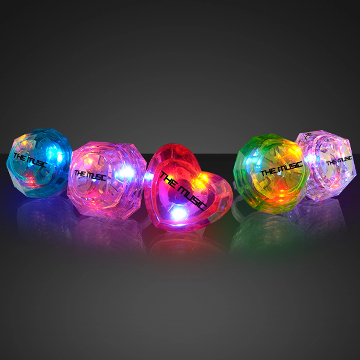 Light-up huge gem ring 5