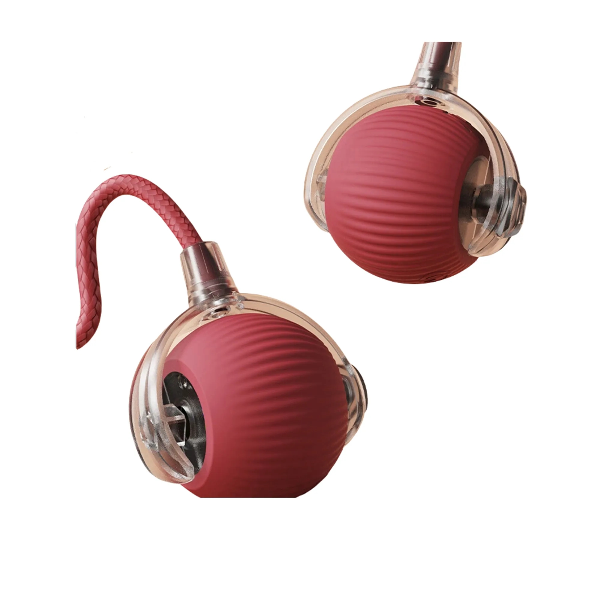 Cat Toys Automatic Lifting Plush Ball 4