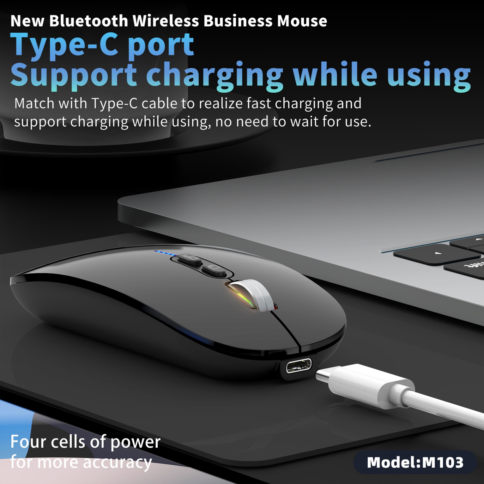 Three Modes Wireless Mouse 3