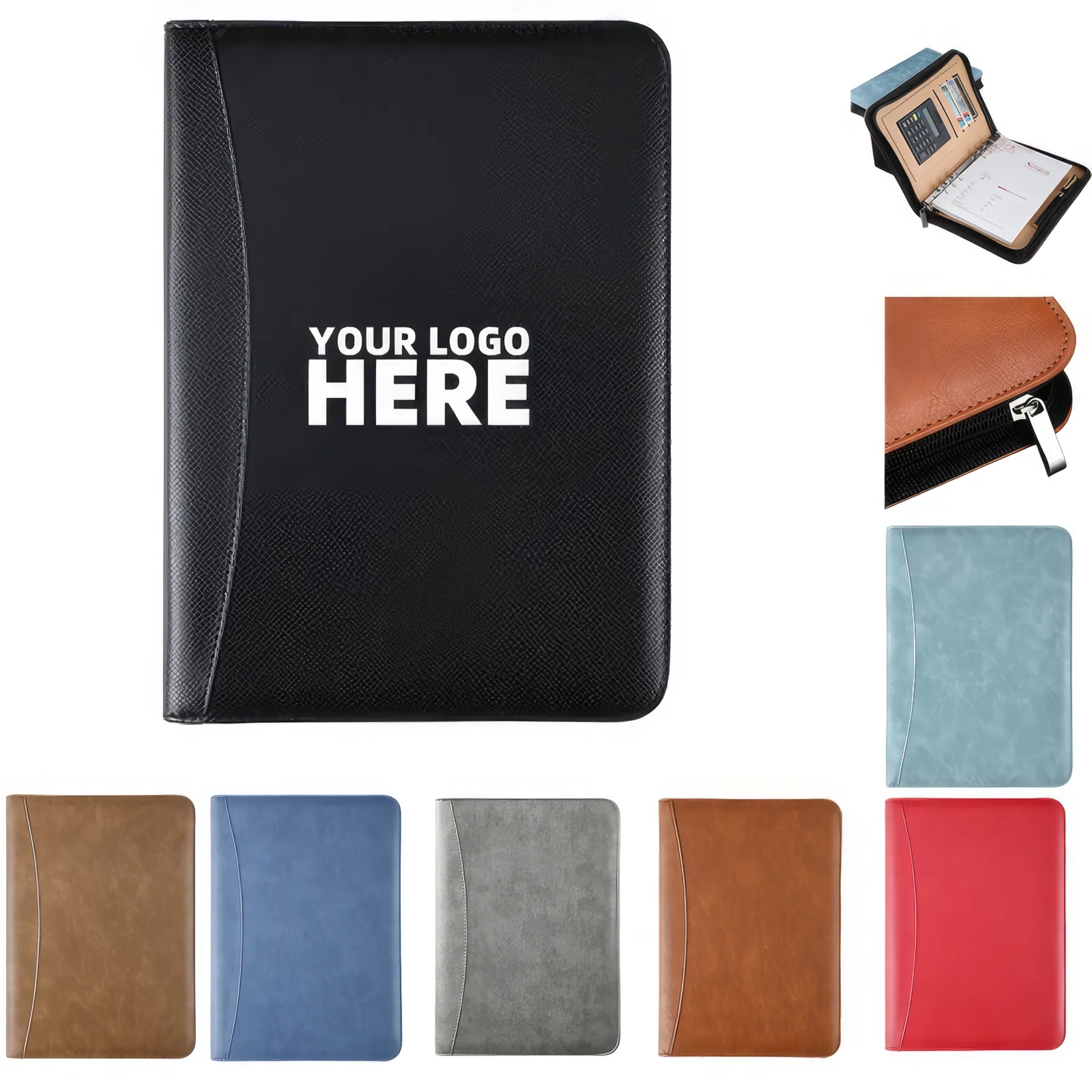A5 Loose Zipper Computer Notebook 2