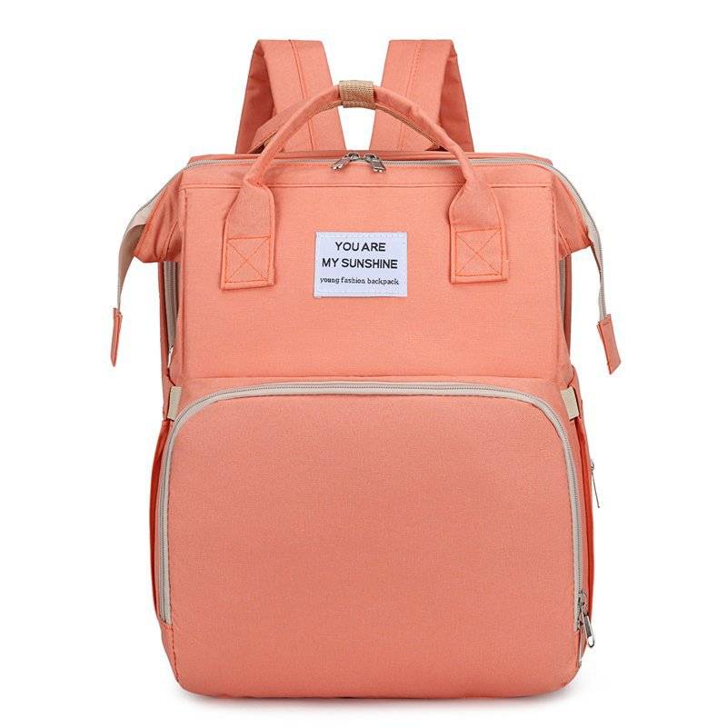 Portable Folding Crib Mommy Bag Backpack 8