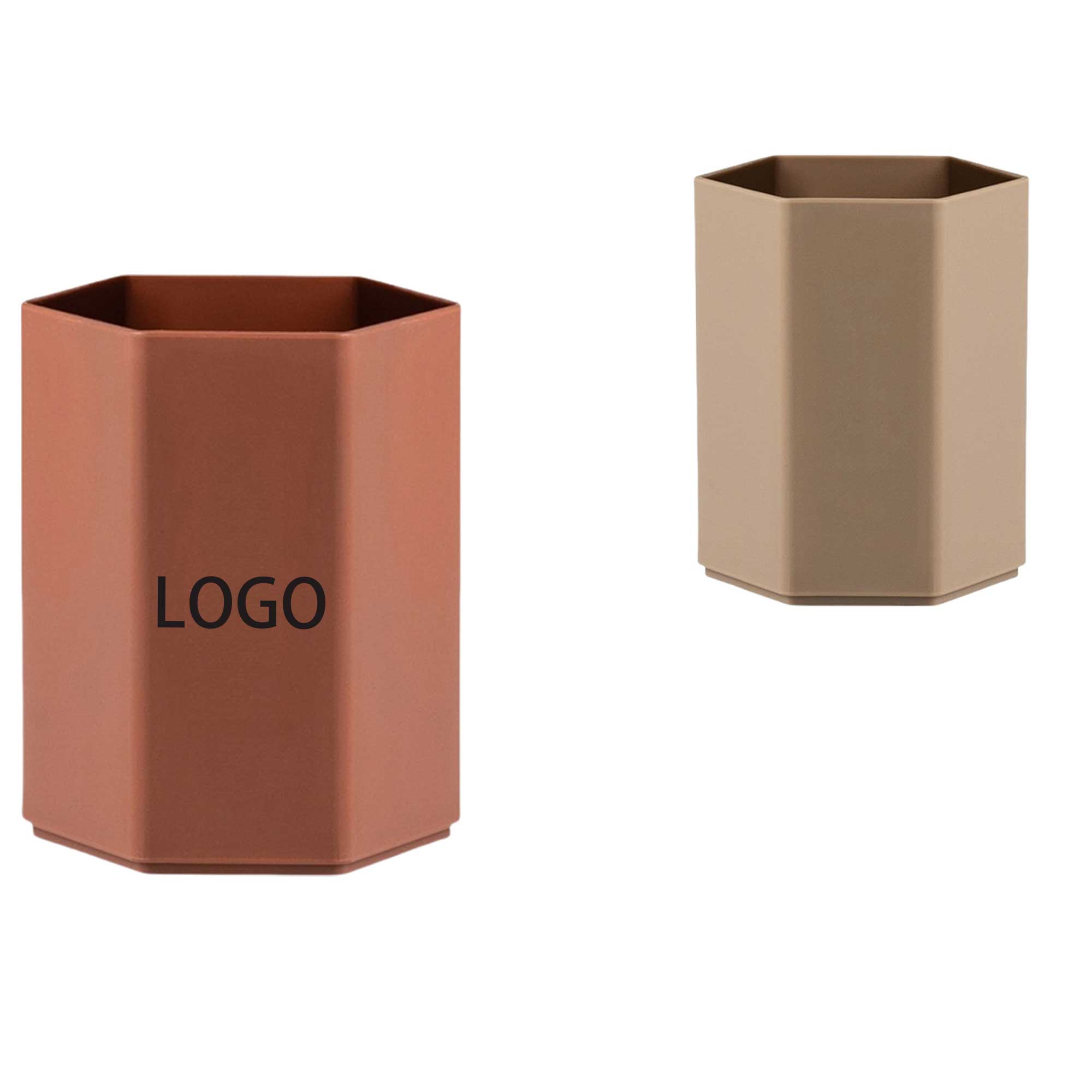 Simple Plastic Desktop Pen Holder 2