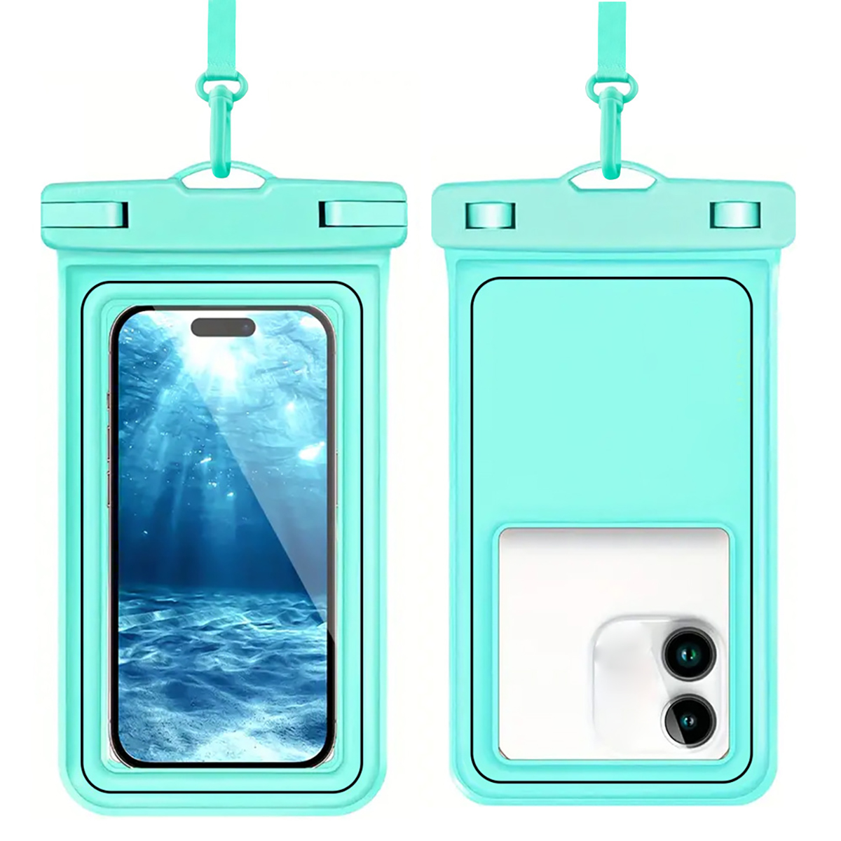 Waterproof Phone Pouch with Touchscreen Lanyard 3