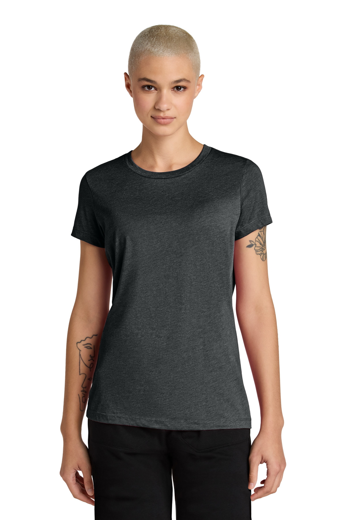 District Women's Perfect Weight CVC Tee DT188 8